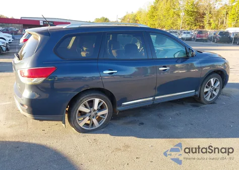 2014 Nissan Pathfinder Platinum из США, поврежденный, VIN 5N1AR2MM3EC714449